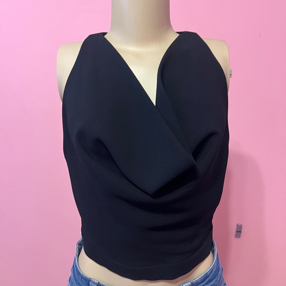 Zara Black Sleeveless Top